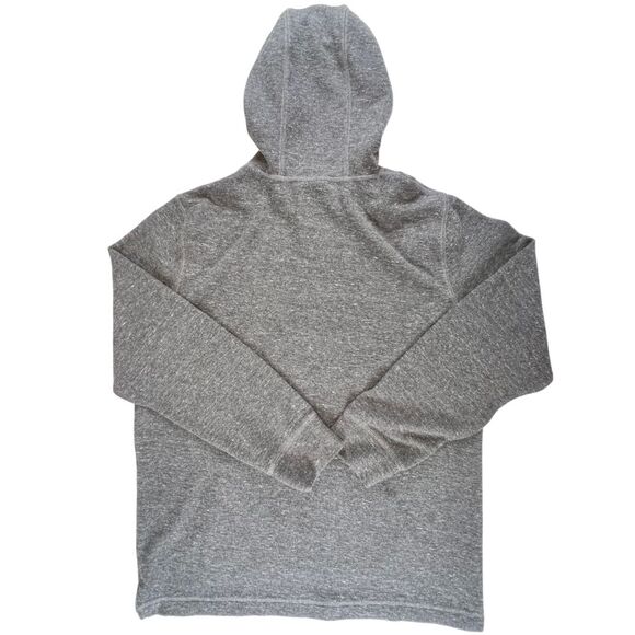 George Hoodie Large Heather Gray Drawstring Pullover Soft Cozy Casual Jumper - Picture 6 of 8